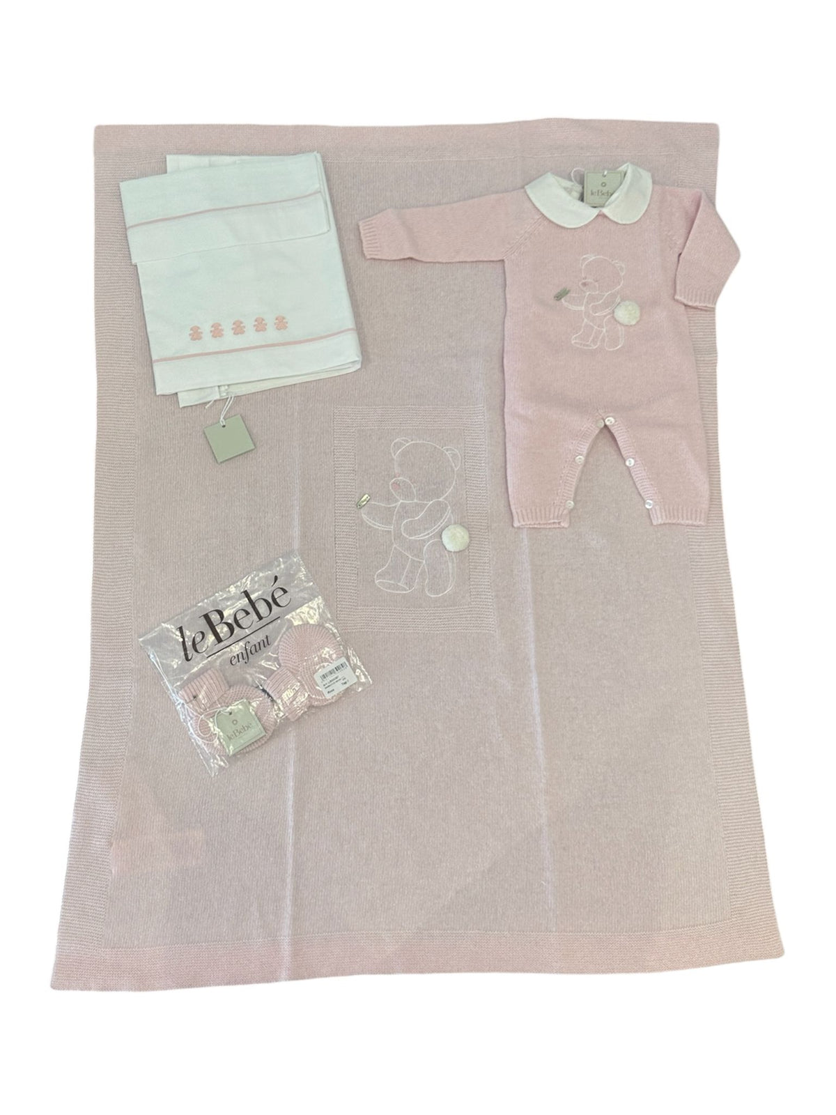 Coordinato Le Bebè COORSETTOPONPONROSA1 00 LE BEBE'