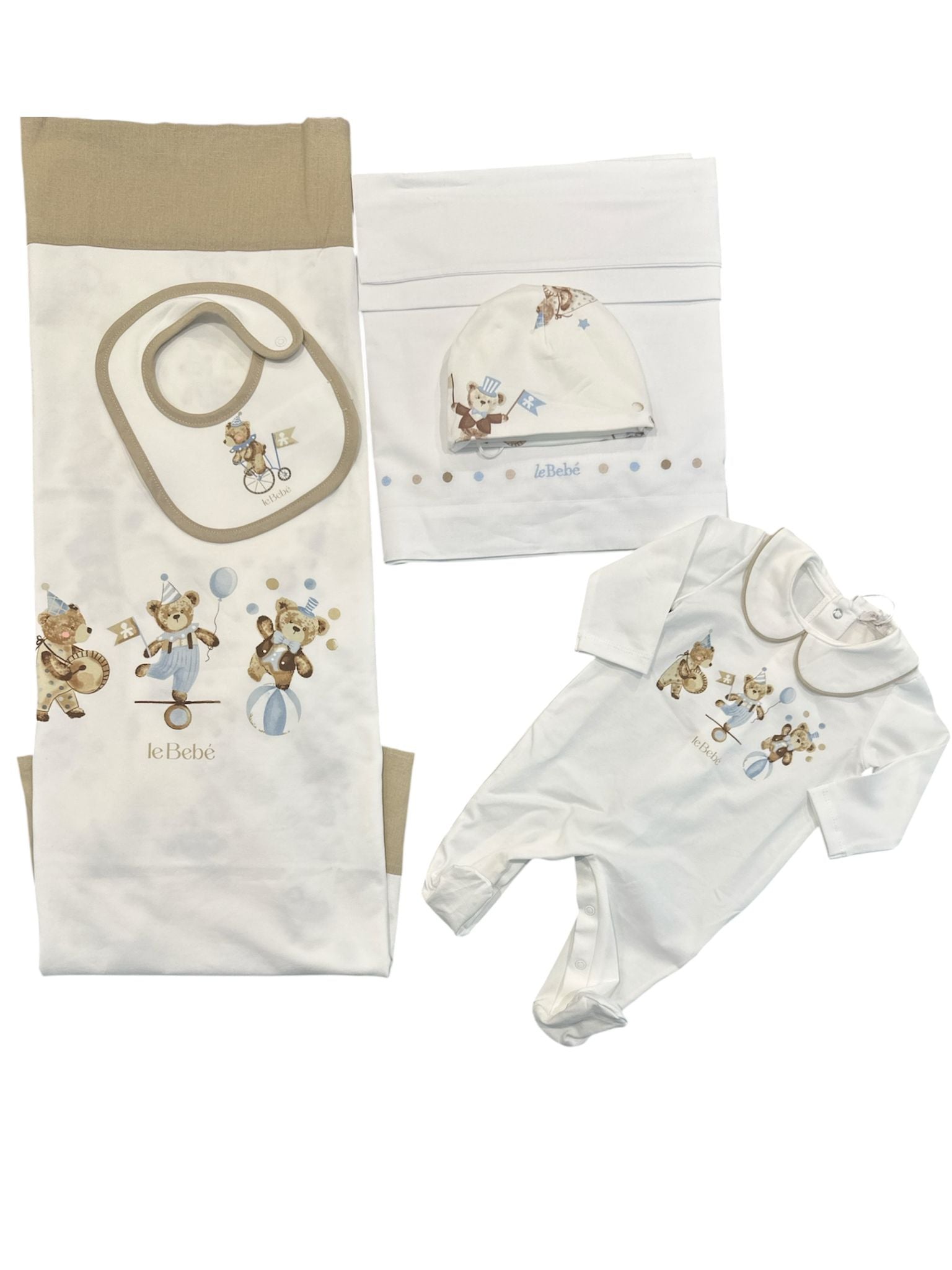 Coordinato 5 pezzi Le Bebè