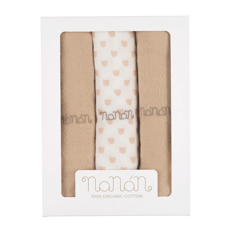 Set 3 pezzi mussole N011BE 00 NANAN