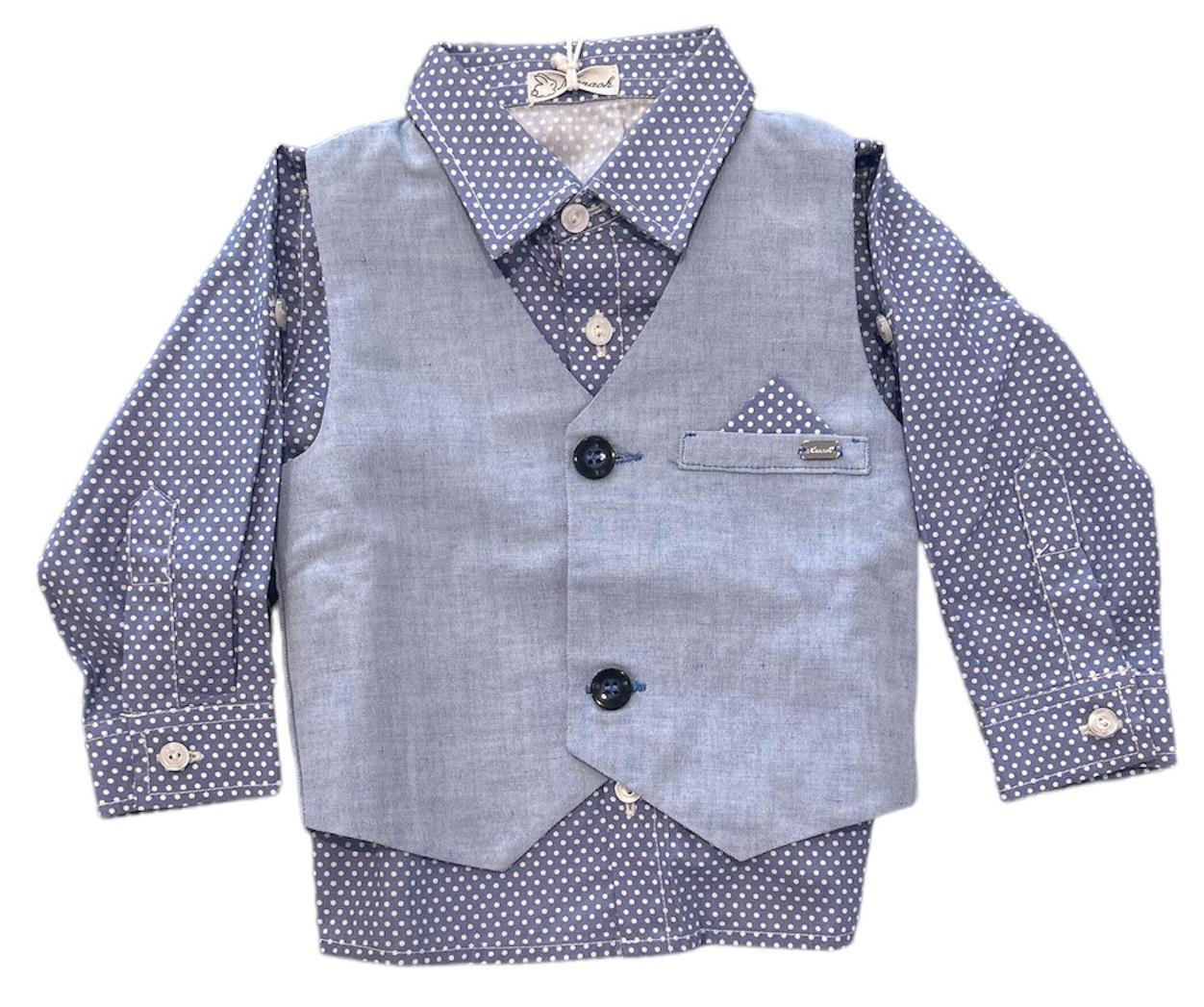 Gilet+camicia Ninnaoh