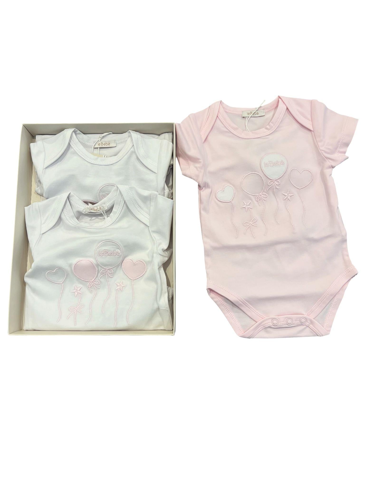 Set 3 body Le Bebè LBG5664 00 LE BEBE'