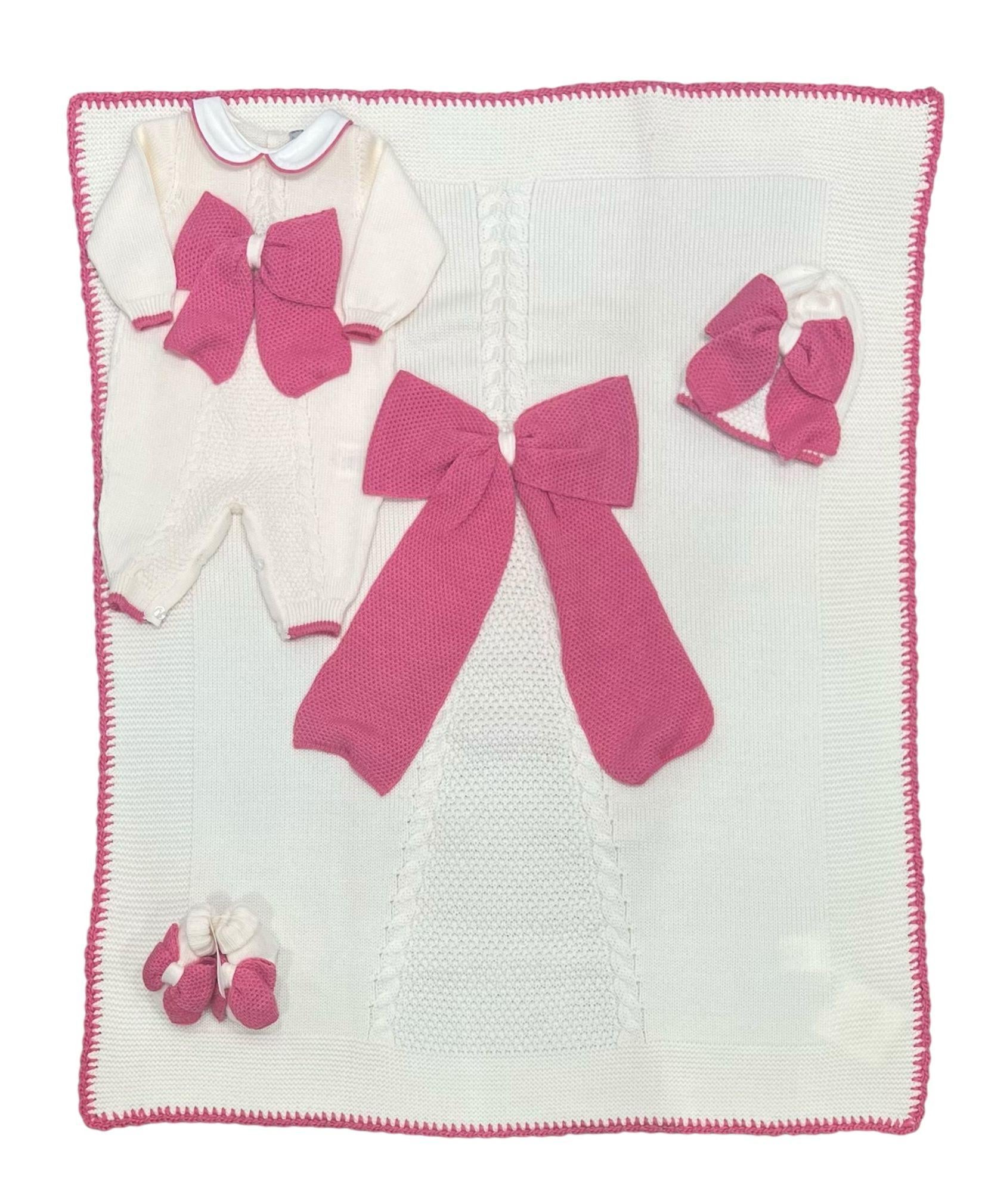 Coordinato 4 pezzi Le Dodò COFIOCCONETRECCE 00 LE DODO'