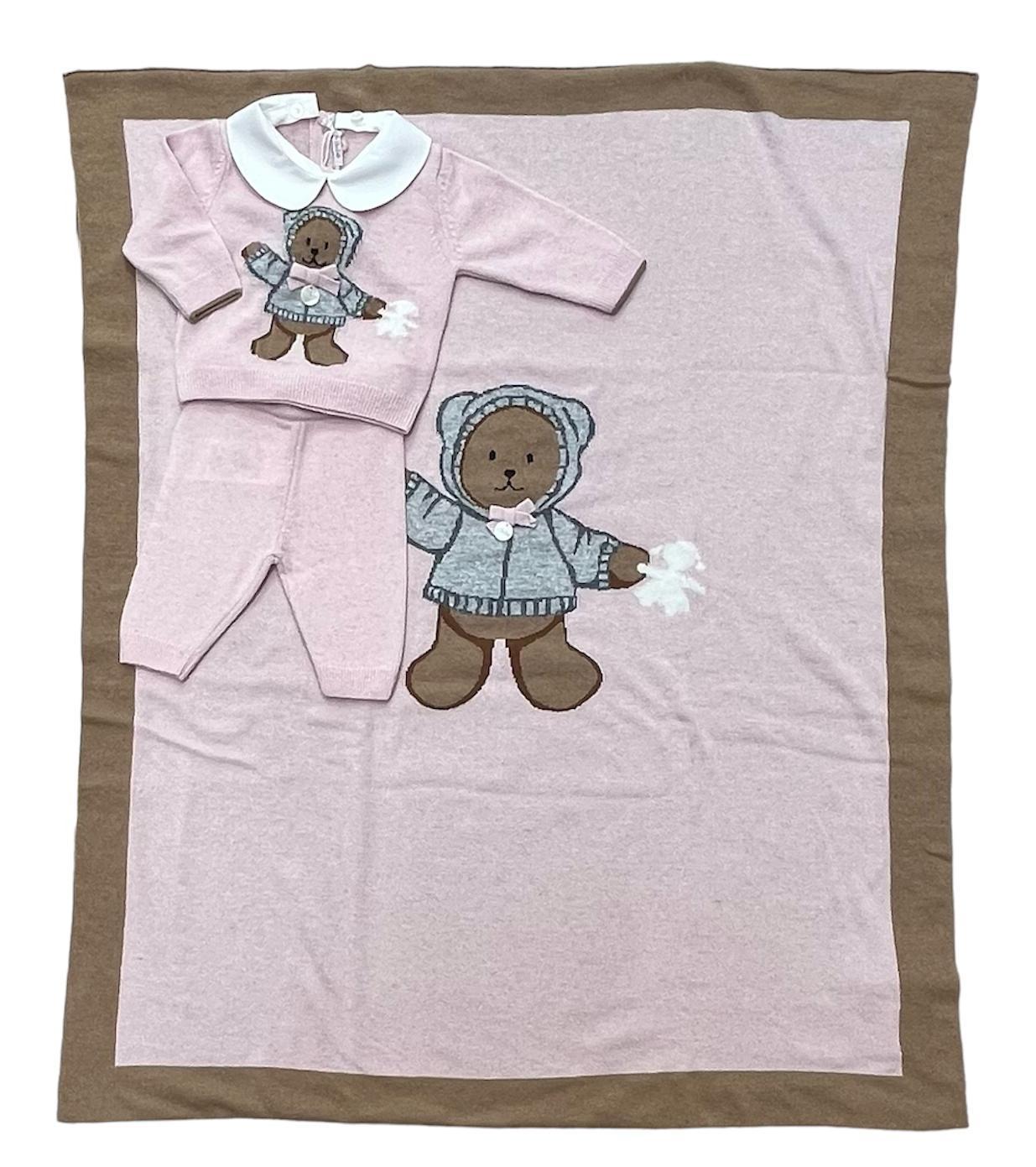 Coordinato 2 pezzi Le Bebè COORSOROSA2 00 LE BEBE'