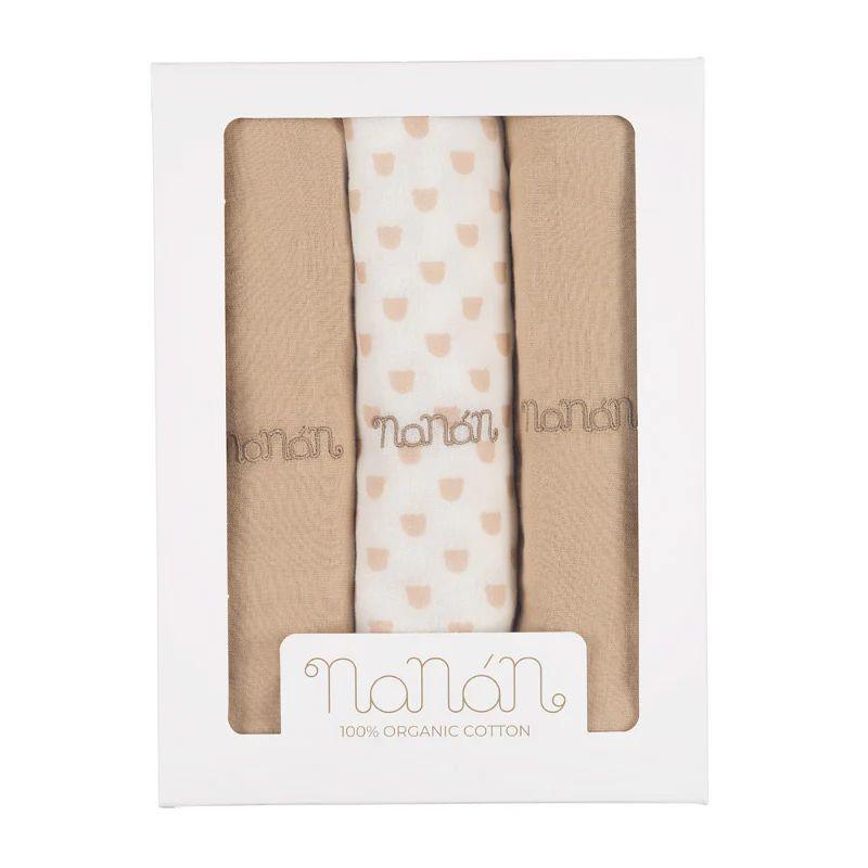 Set 3 pezzi mussole N011BE 00 NANAN