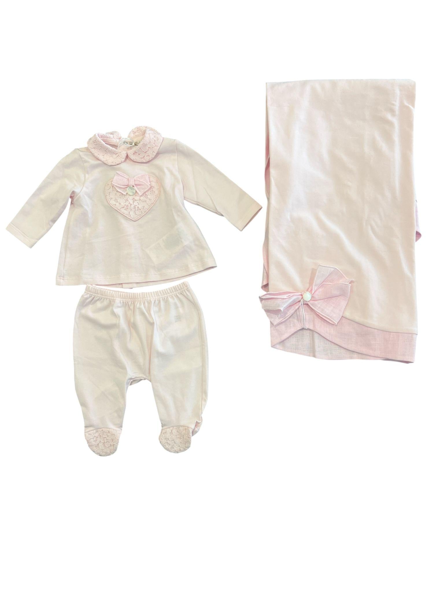 Coordinato 2 pezzi Le Bebè COCUORELINO1 00 LE BEBE' 