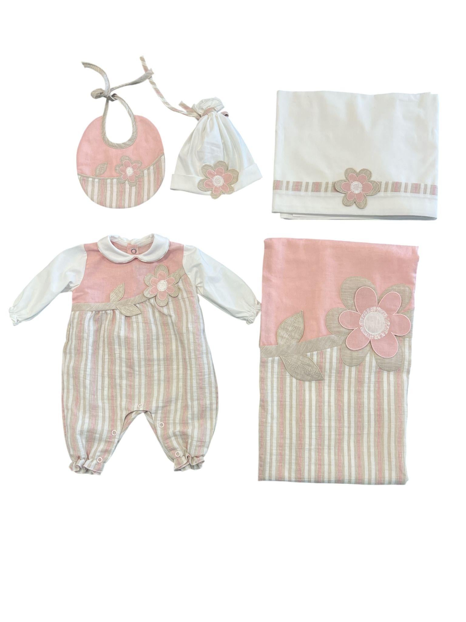 Coordinato 5 pezzi Jujubebè COMARGHEROSA1 00 JUJUBEBE 