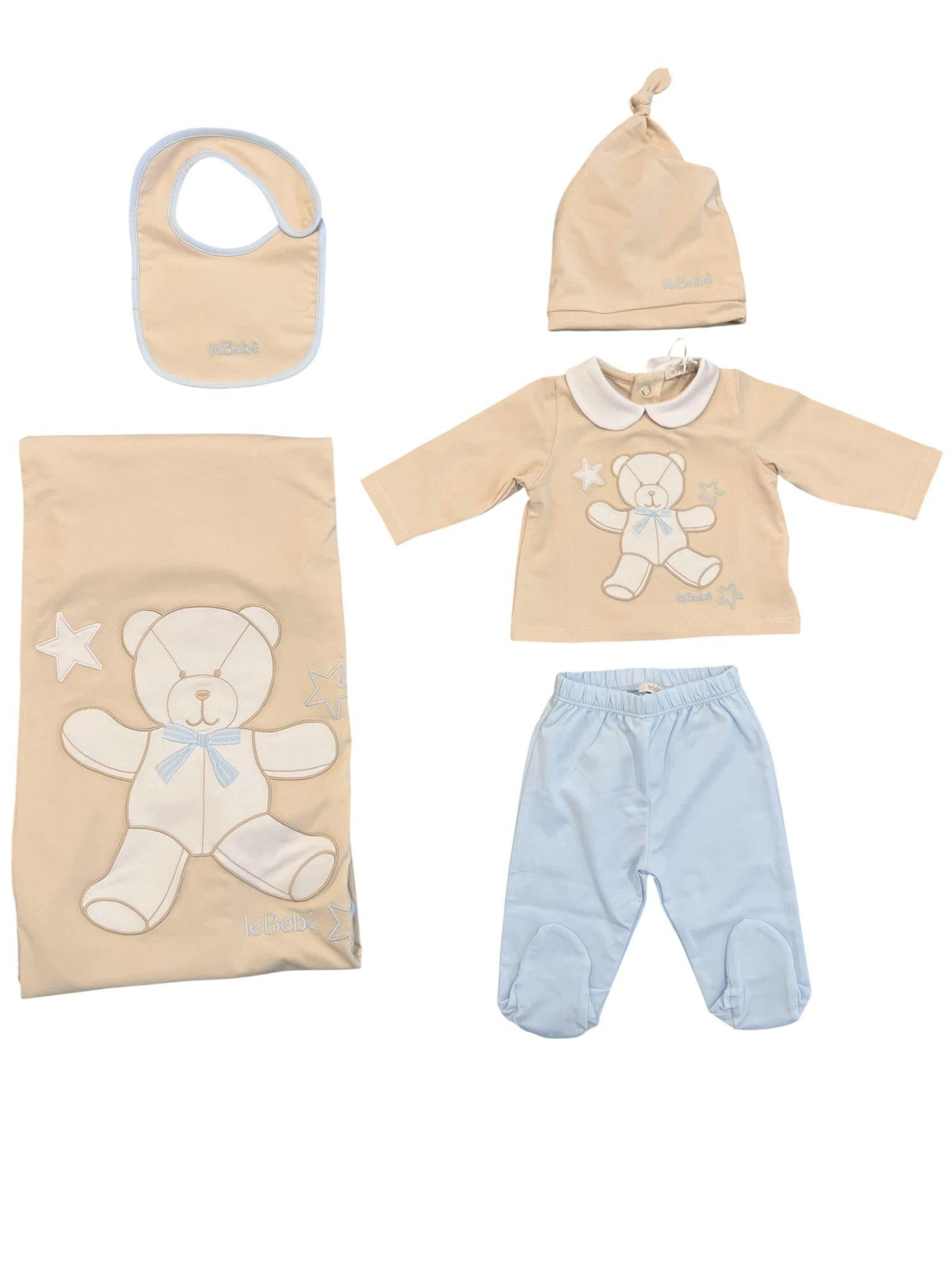 Coordinato 4 pezzi Le Bebè COORSOSTELLE2 00 LE BEBE' 