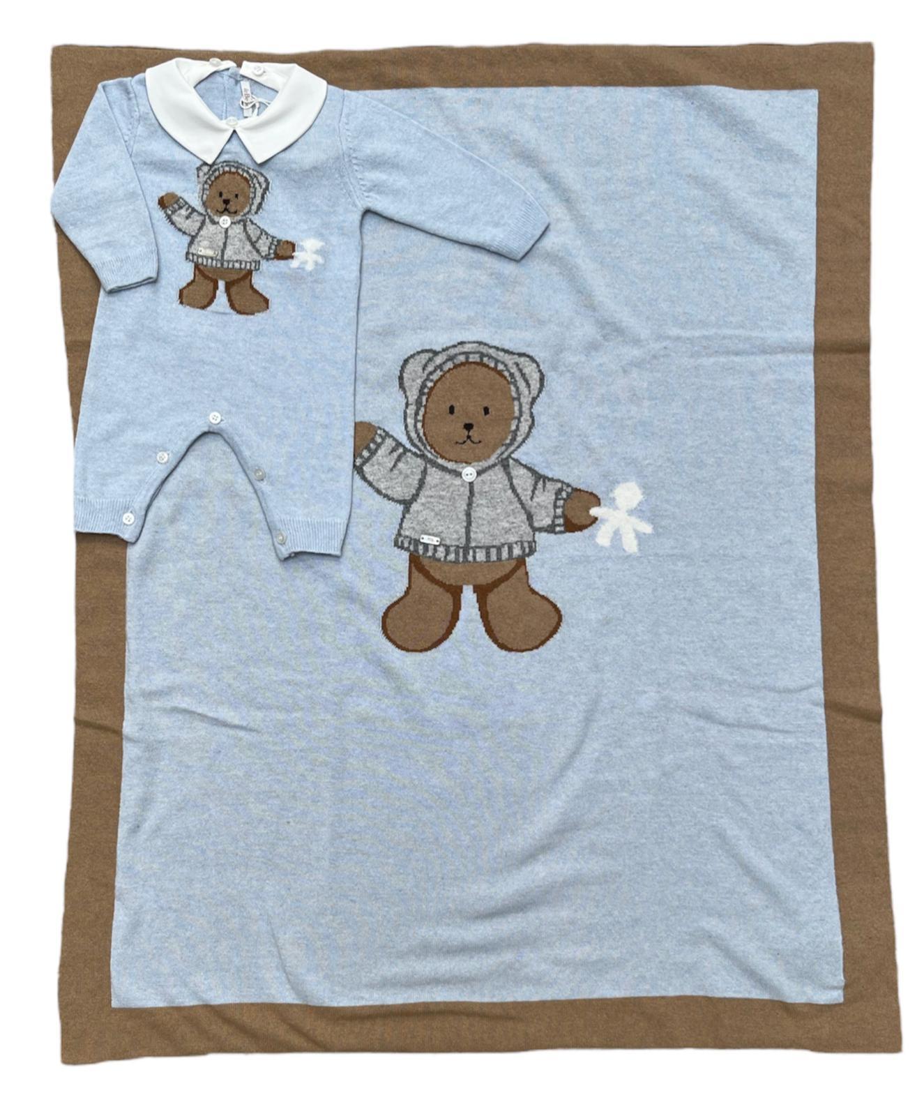 Coordinato 2 pezzi Le Bebè COORSOCELESTE2 00 LE BEBE' 