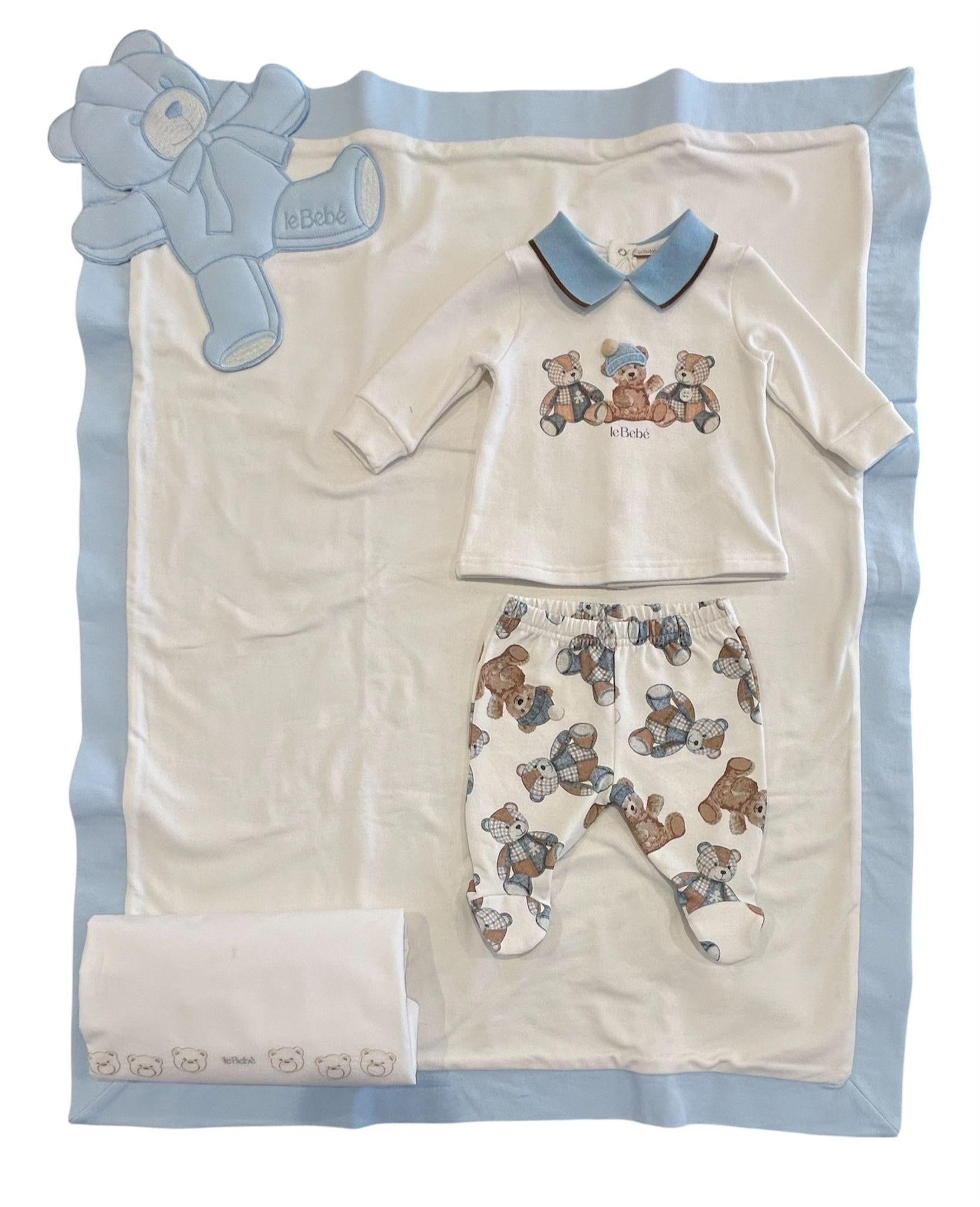 Coordinato 3 pezzi Le Bebè COORSOCELE3D 00 LE BEBE' 