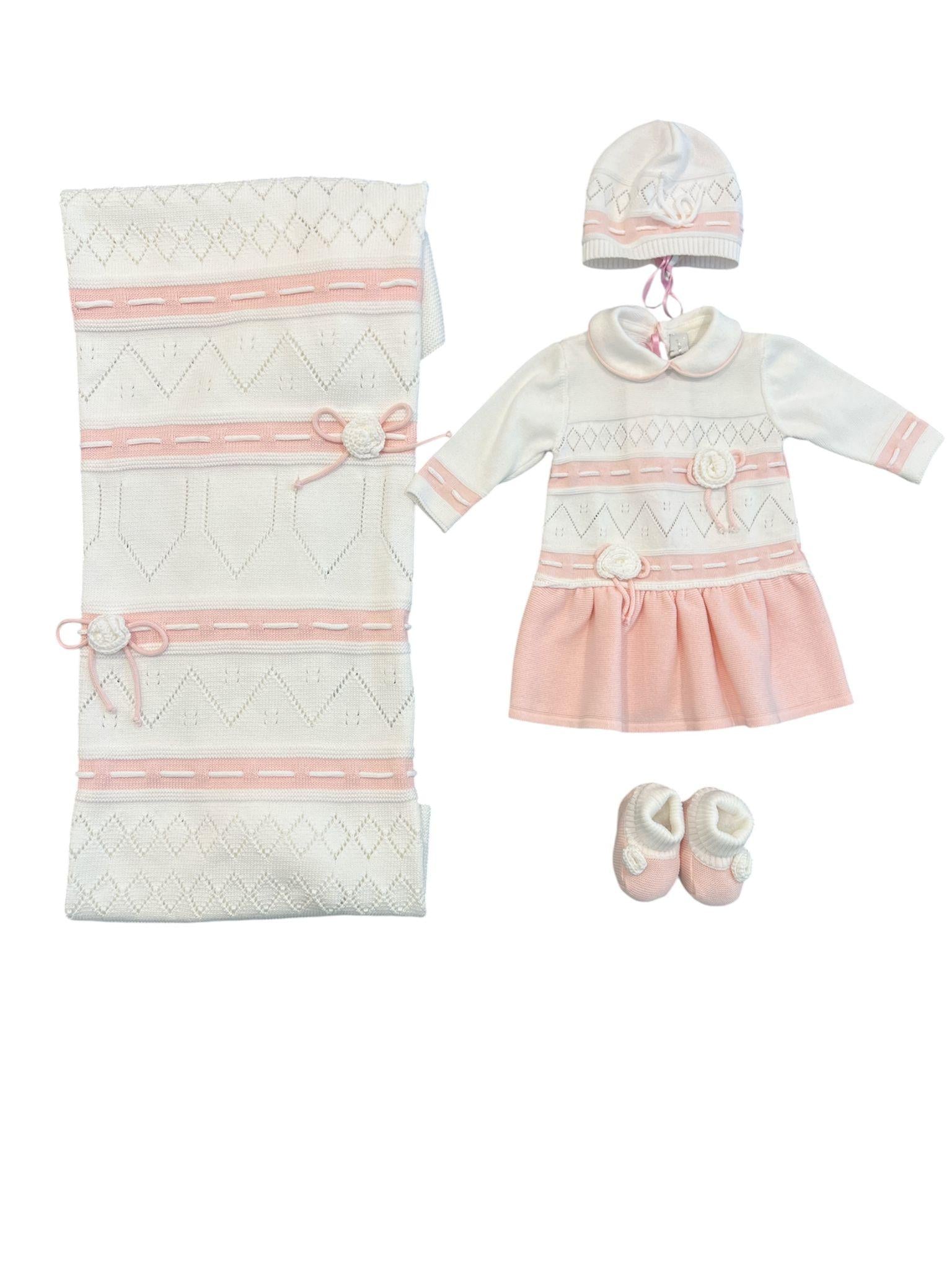 Coordinato 4 pezzi Colorichiari COFIOREROSA 00 COLORICHIARI 