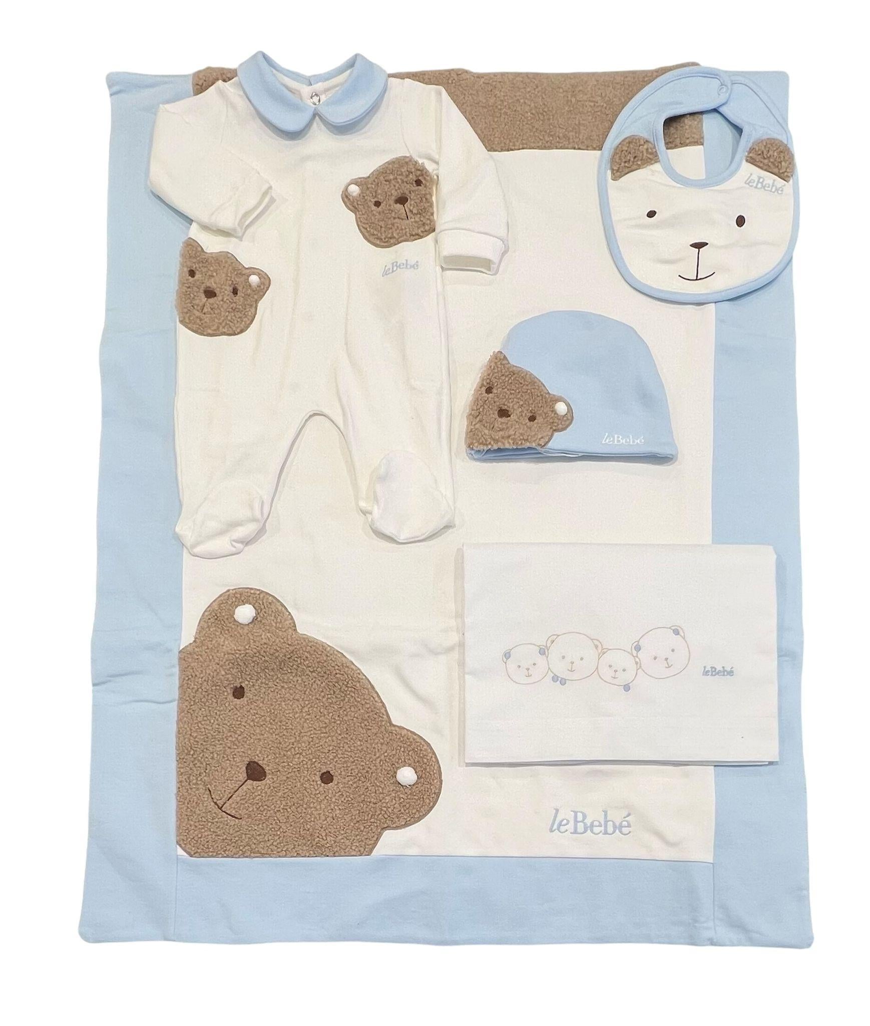 Coordinato Le Bebè COORSOPELUCHECELESTE 00 LE BEBE' 