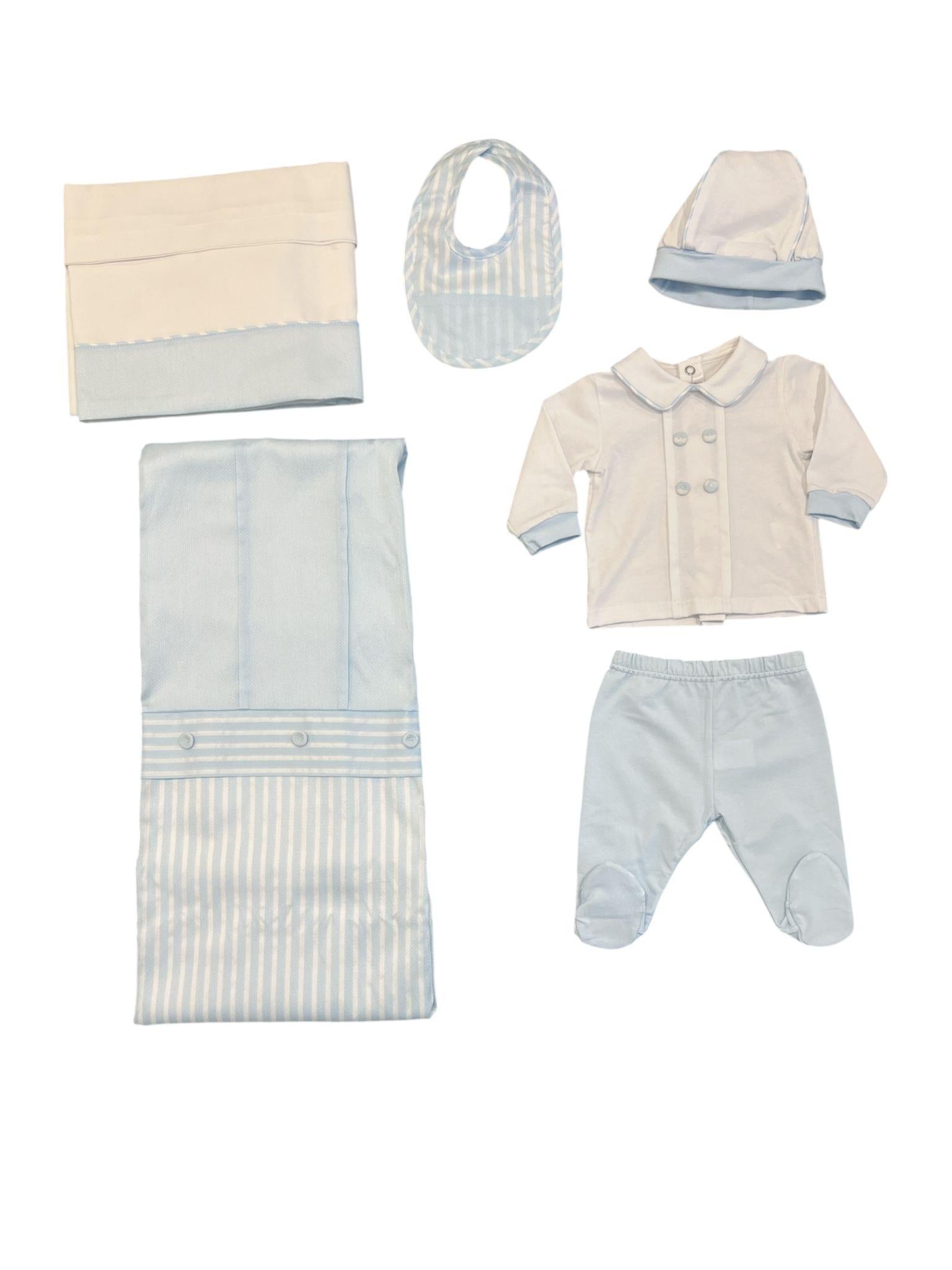Coordinato 5 pezzi Jujubebè COBOTTONCINICELESTE2 00 JUJUBEBE 