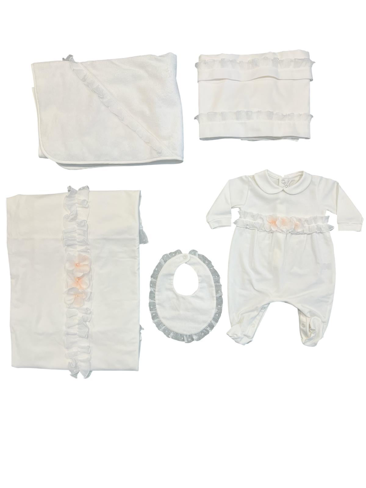 Coordinato 5 pezzi Teto e Tatta COFIORIPESCO1 00 TETO E TATTA 